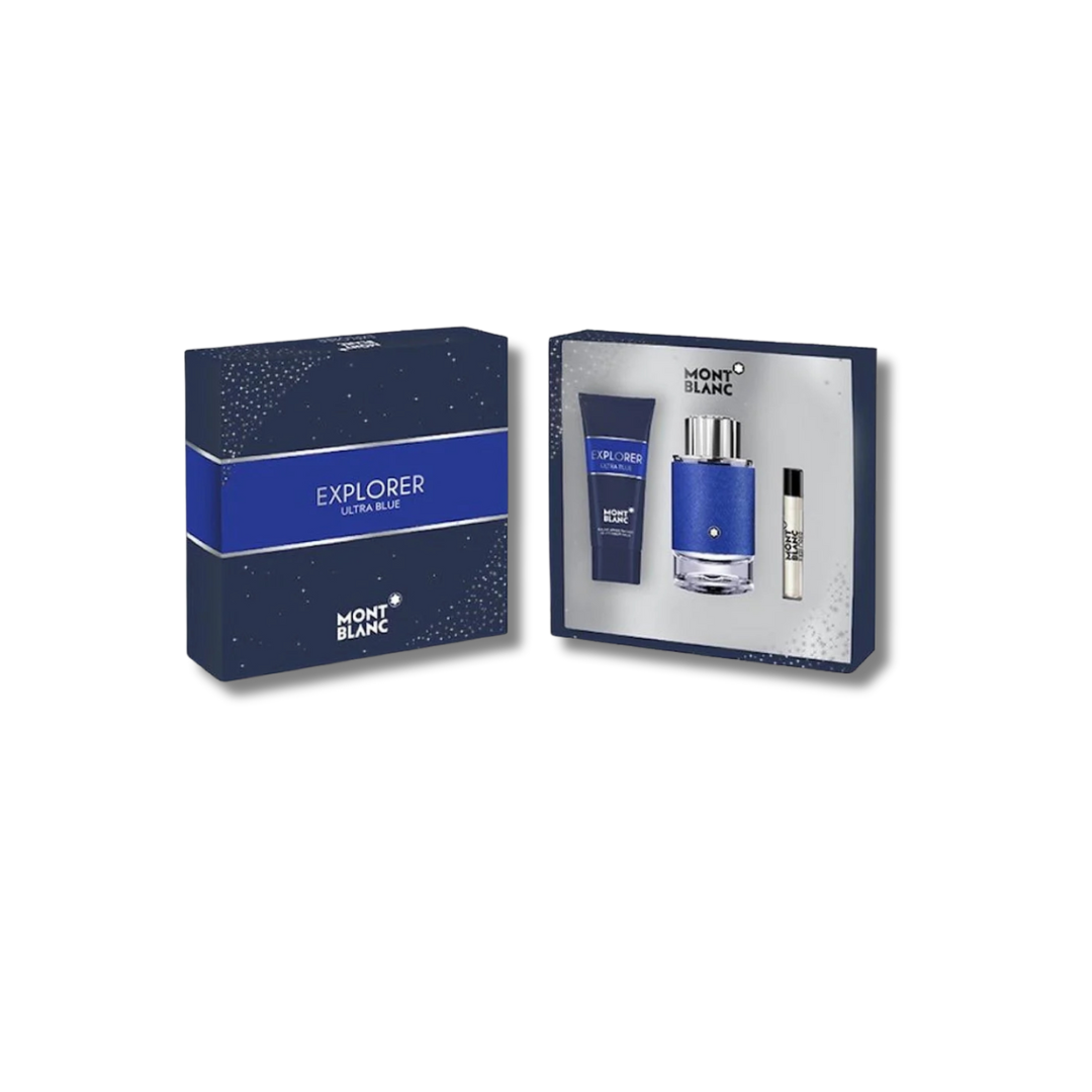 MONTBLANC EXPLORER ULTRA BLUE SET 100ML+7ML+SG
