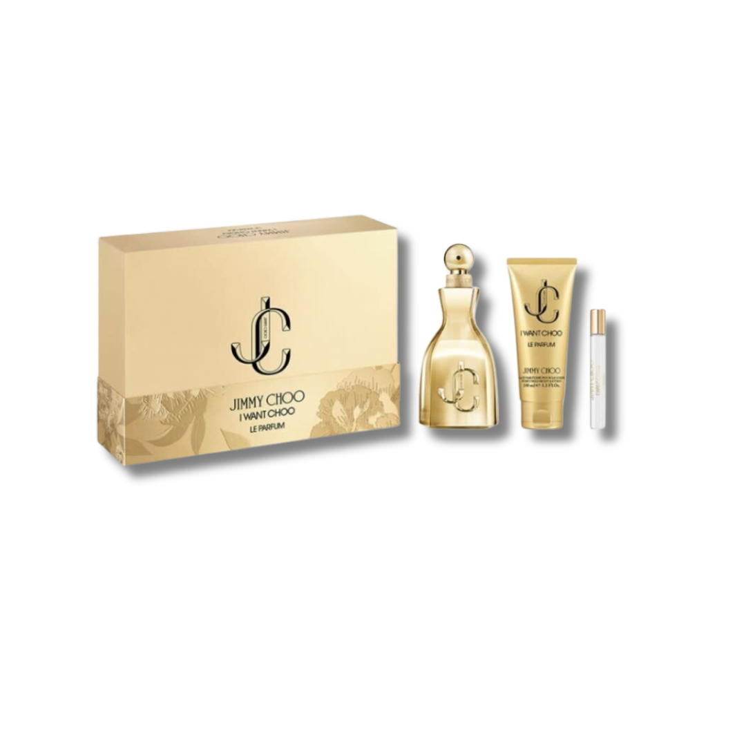 JIMMY CHOO I WANT CHOO LE PARFUM SET 100ML+BL+7ML