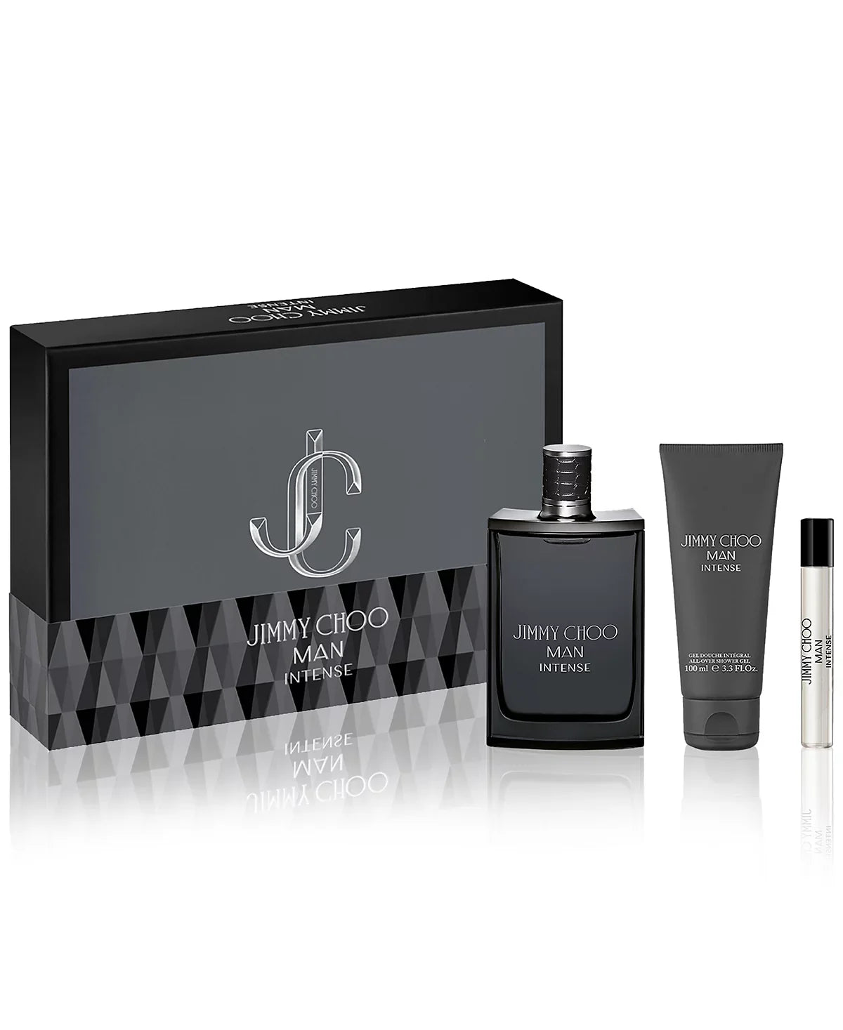 JIMMY CHOO MAN INTENSE SET 100ML+SG+10ML