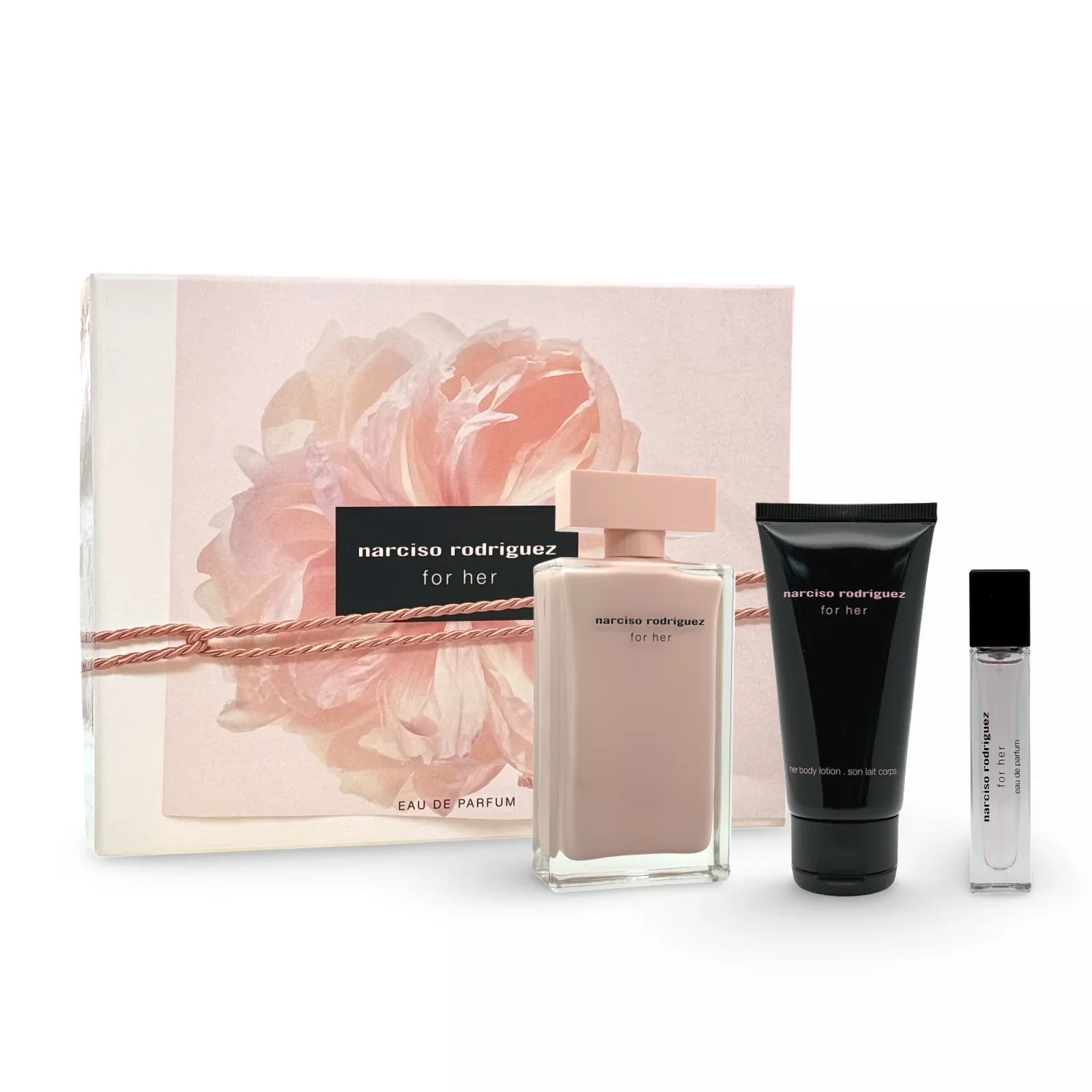 NARCISO RODRIGUEZ FOR HER EDP SET 100ML+BL+7ML