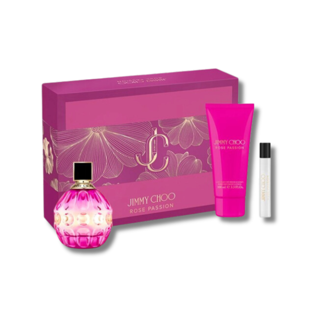 JIMMY CHOO ROSE PASSION SET 100ML+30ML+BL