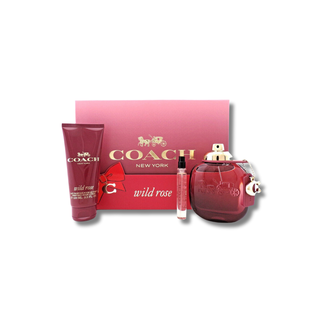 COACH WILD ROSE EDP SET 90ML+7ML+BL