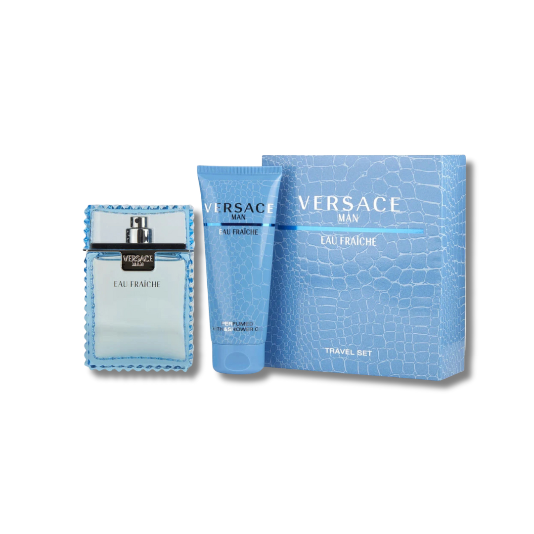 VERSACE MAN EAU FRAICHE EDT 100ML SET 2PCS