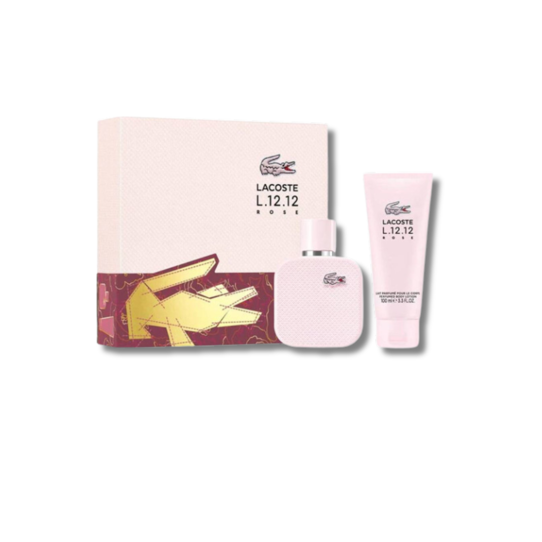 LACOSTE ROSE EDP SET 50ML+BL