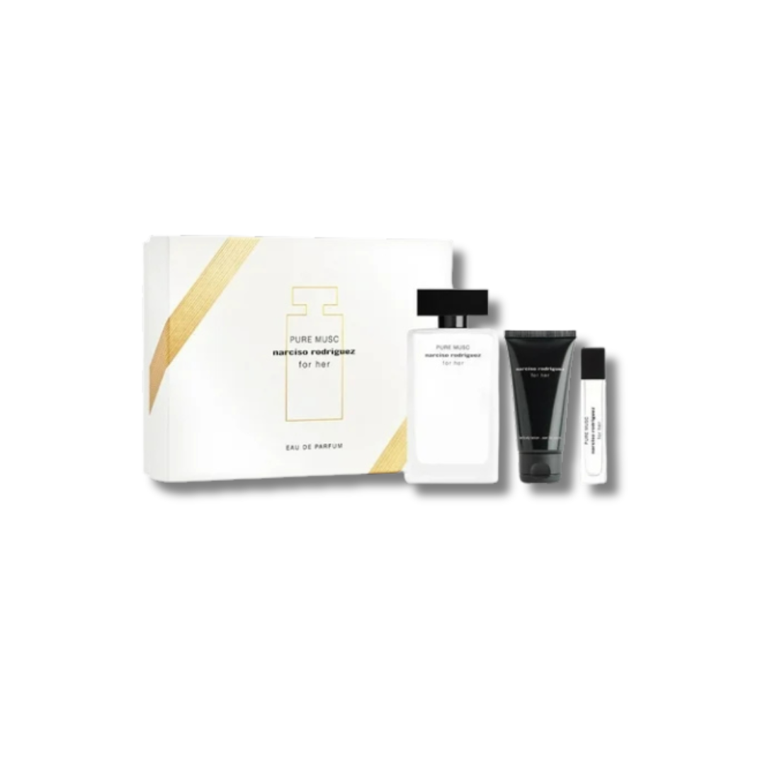 NARCISO RODRIGUEZ PURE MUSC EDP SET 100ML+BL+7ML