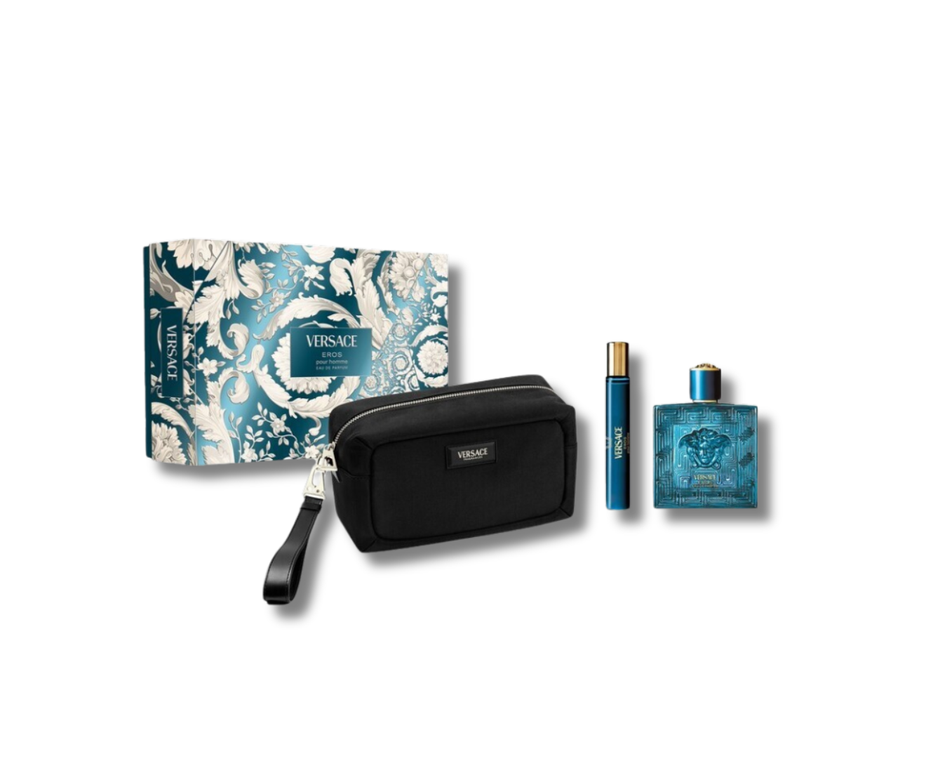 VERSACE EROS EDP SET 100ML+10ML+POUCH
