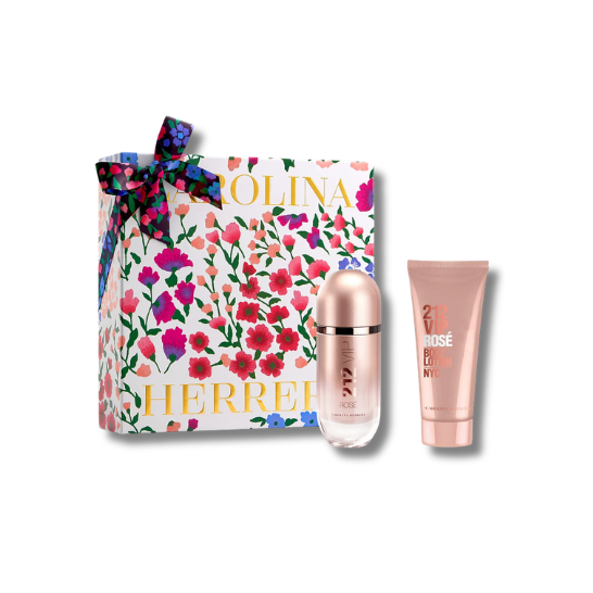 CAROLINA HERRERA 212 VIP ROSE SET 80ML+BL