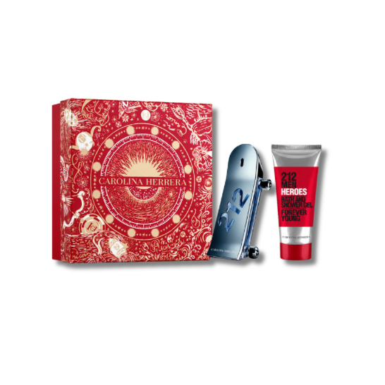 CAROLINA HERRERA 212 HEORES MEN EDT SET 90ML+SG