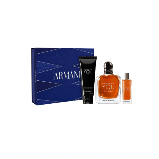 EMPORIO ARMANI STRONGER WITH YOU INTENSELY SET 100ML+SG+10ML