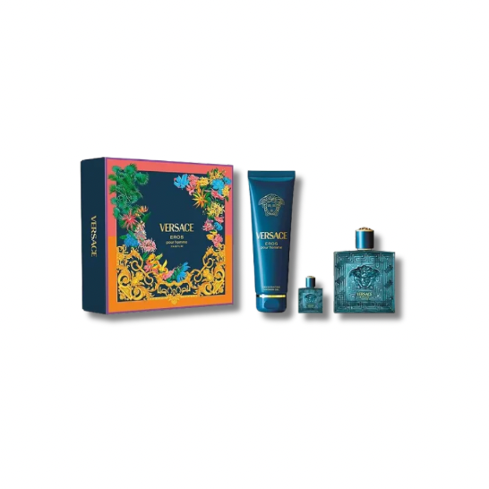 VERSACE EROS PARFUM SET 100ML+SG+MINI