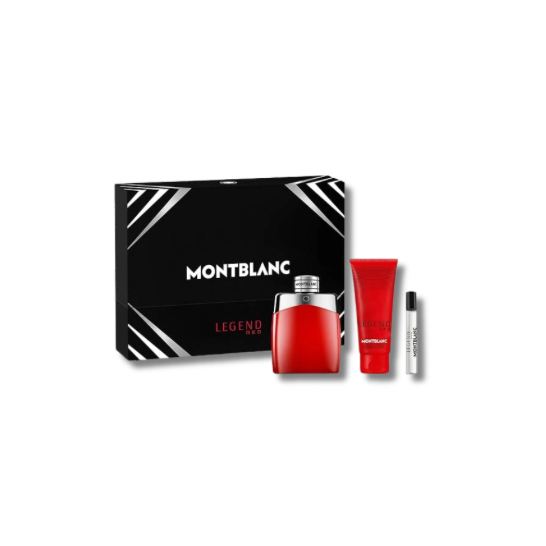 MONTBLANC LEGEND RED EDP SET 100ML+SG+7ML