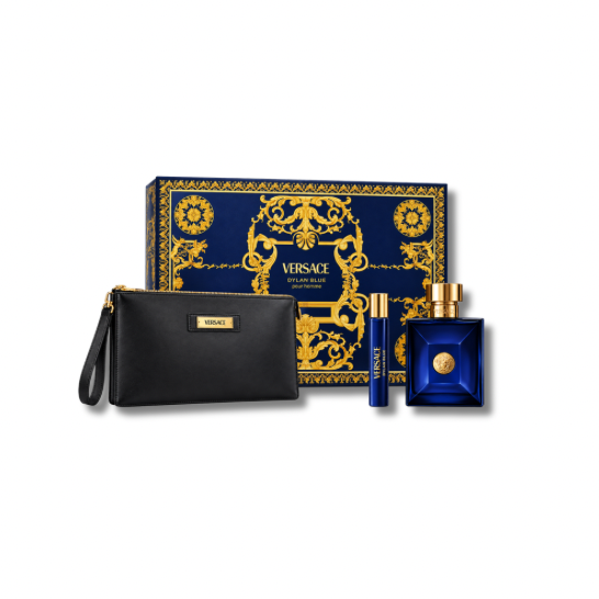 VERSACE DYLAN BLUE MEN SET 100ML+10ML+POUCH