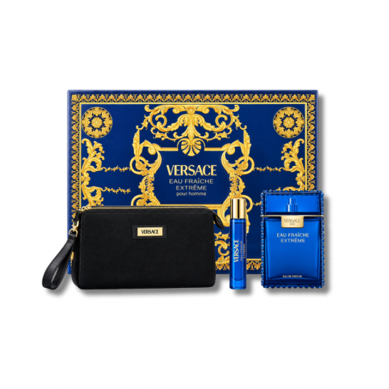 VERSACE MAN EAU FRAICHE EXTREME SET 100ML+10ML+POUCH